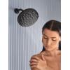 Moen Verso Chrome Adjustable 9″ Diameter Eco-Performance 1.75gpm Spray Head Rainshower, 220R3EP(Matte Black)