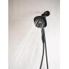Moen Verso Eco-Performance Infiniti Dial Square Handheld Shower, 5-Inch Diameter Spray Head, Brushed Gold, 220H5EPBG(Matte Black)