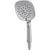 Moen Verso Eco-Performance Infiniti Dial Square Handheld Shower, 6-Inch Diameter Spray Head, Spot Resist Nickel, 220H4EPSRN(Chrome)