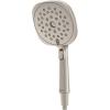 Moen Verso Eco-Performance Infiniti Dial Square Handheld Shower, 6-Inch Diameter Spray Head, Spot Resist Nickel, 220H4EPSRN(Spot Resist Nickel)