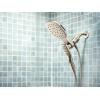 Moen Verso Eco-Performance Infiniti Dial Square Rain Shower Head with Detachable Hand Shower Combo, 7-Inch Spray Head, Brushed Gold, 220C5EPBG(Brushed Nickel)