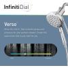 Moen Verso Handshower, Detachable Round Shower Head with Magnetix Docking System, 60″ Hose, Spot Resist Brushed Nickel, 220H2SRN(Chrome)