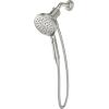 Moen Verso Handshower, Detachable Round Shower Head with Magnetix Docking System, 60″ Hose, Spot Resist Brushed Nickel, 220H2SRN(Spot Resist Nickel)