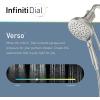Moen Verso Handshower, Detachable Round Shower Head with Magnetix Docking System, 60″ Hose, Spot Resist Brushed Nickel, 220H2SRN(Spot Resist Nickel)