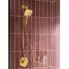 Moen Verso Infiniti Dial Square Handheld Shower, 5-Inch Diameter Spray Head, Matte Black, 220H5BL(Brushed Gold)