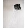 Moen Verso Infiniti Dial Square Rain Shower Head, 7-Inch Diameter Spray Head, Matte Black, 220R5BL(Matte Black)