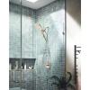 Moen Verso Infiniti Dial Square Rain Shower Head with Detachable Hand Shower Combo, 7-Inch Spray Head, Chrome, 220C5(Brushed Nickel)