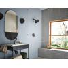 Moen Verso Matte Black Adjustable 9″ Diameter Spray Head Rainshower, 220R3BL(Matte Black)