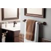 Moen Voss Brushed Gold One-Handle High-Arc Bathroom Faucet with Drain Assembly for Single-Hole Sink, 6903BG(Bronze)