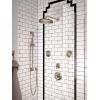 Moen Waterhill Brushed Nickel 10-Inch Wide Single Function Rain Showerhead with Immersion Rainshower Technology, S112BN(Brushed Nickel)