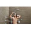 Moen Waterhill Brushed Nickel 10-Inch Wide Single Function Rain Showerhead with Immersion Rainshower Technology, S112BN(Chrome)