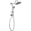 Moen Waterhill Brushed Nickel 10-Inch Wide Single Function Rain Showerhead with Immersion Rainshower Technology, S112BN(Chrome)