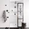 Moen Waterhill Wrought Iron 10-Inch Single Function Rainshower Showerhead with Immersion Rainshower Technology, S112WR