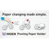 Moen Weymouth Brushed Gold Pivoting Double Post Toilet Paper Holder, YB8408BG