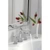 Moen Weymouth Brushed Gold Two-Handle Widespread Cross Handle Bathroom Faucet Trim Kit, Valve Required, TS42114BG(Polished Nickel)