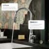 Moen Weymouth Matte Black Two Handle Pulldown Bridge Kitchen Faucet, S73204BL(Chrome)