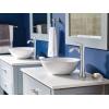 Moen Wynford Chrome One-Handle High Arc Vessel Sink Bathroom Faucet, 4507(Brushed Nickel)