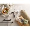 Moen YB0218BL Doux 18-Inch Single -Towel Bar, Matte Black