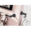 Moen YB8424BG Weymouth 24-Inch Single Towel Bar, Brushed Gold(Matte Black)