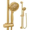 Moen 3667EPBG Eco-Performance Handheld Showerhead with 69-Inch-Long Hose Featuring 30-Inch Slide Bar, Brushed Gold