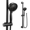Moen 3667EPBL Eco-Performance Handheld Showerhead with 69-Inch-Long Hose Featuring 30-Inch Slide Bar, Matte Black