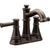 Moen 6401ORB Belfield Two-Handle Centerset Bathroom Faucet, Oil Rubbed Bronze
