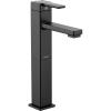 Moen 90 Degree Matte Black One-Handle Single Hole Vessel Sink Modern Bathroom Faucet, S6712BL
