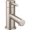 Moen Align Brushed Gold One-Handle Single Hole Low Profile Modern Bathroom Faucet with Drain Assembly, 6191BG(Brushed Nickel)