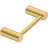 Moen Align Brushed Gold Pivoting Wall Mounted Modern Toilet Paper Holder for Bathroom, YB0408BG