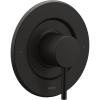 Moen Align Matte Black Pressure Balancing Modern Trim Kit, Featuring Bathroom Shower Lever Handle for Temperature Adjustment, (Posi-Temp Valve Required), T2191BL(Matte Black)