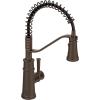 Moen Belfield Matte Black Kitchen Faucet, Modern Spring Kitchen Faucet with Power Boost, Pre-Rinse, One-Handle, Easy Installation, 5927BL(Oil Rubbed Bronze)