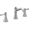 Moen Belfield Oil Rubbed Bronze Two-Handle 8-Inch Widespread Bathroom Faucet Trim Kit, Valve Required, T6405ORB(Chrome)