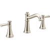 Moen Belfield Oil Rubbed Bronze Two-Handle 8-Inch Widespread Bathroom Faucet Trim Kit, Valve Required, T6405ORB(Polished Nickel)