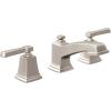 Moen Boardwalk Two-Handle High Arc Widespread Bathroom Sink Faucet for 3-Hole Setups with Valve Included, Mediterranean Bronze, TV6220BRB(Spot Resist Brushed Nickel)