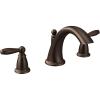 Moen Brantford Brushed Nickel 2-Handle Deck Mount Roman Tub Faucet Trim Kit, Valve Required, T4943BN(Oil Rubbed Bronze)