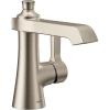 Moen Brushed Gold Flara One-Handle Single Hole Bathroom Faucet with Drain Assembly, S6981BG(Brushed Nickel)