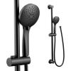 Moen Brushed Nickel Eco-Performance 5-Function Handheld Removable Shower Head, Adjustable 30-Inch Slide Bar and 69-Inch Long Hose, 3558EPBN(Matte Black)
