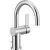 Moen Cia Matte Black Motionsense Wave Touchless Single Handle Bathroom Sink Faucet, 6221EWBL(Chrome)