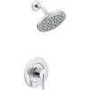 Moen Cia T2262EPBL Posi-Temp Rain Shower 1-Handle with Eco-Performance Shower Only Faucet Trim Kit, Valve Required,(Chrome)