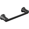 Moen Doux Matte Black Bathroom Towel, Hand Towel Bar, YB0286BL