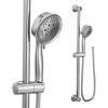 Moen Eco-Performance Chrome Four-Function Removable Handheld Showerhead with 69-Inch-Long Hose and Wall-Mounted Slide Bar, 3667EP(Chrome)