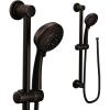 Moen Eco-Performance Oil-Rubbed Bronze 4-Spray Pattern Detachable Handheld Showerhead with 69-Inch-Long Hose with 30-Inch Slide Bar, 3669EPORB(Oil Rubbed Bronze)