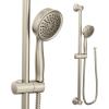 Moen Eco-Performance Oil-Rubbed Bronze Detachable Handheld Showerhead with 69-Inch-Long Hose Featuring 24-Inch Slide Bar, 3668EPORB(Brushed Nickel)