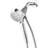 Moen Engage Magnetix Spot Resist Brushed Nickel 3.5-Inch Six-Function Detachable Handheld Showerhead with Magnetic Docking System, 26100SRN(Chrome)