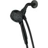 Moen Engage Magnetix Spot Resist Brushed Nickel 3.5-Inch Six-Function Detachable Handheld Showerhead with Magnetic Docking System, 26100SRN(Matte Black)