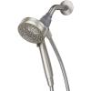 Moen Engage Magnetix Spot Resist Brushed Nickel 3.5-Inch Six-Function Detachable Handheld Showerhead with Magnetic Docking System, 26100SRN(Spot Resist Brushed Nickel)