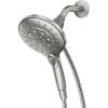 Moen Engage Spot Resist Brushed Nickel Six-Function 5.5-Inch Removable Handheld Showerhead with Magnetic Docking System, 26112SRN(Spot Resist Brushed Nickel)