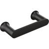 Moen Genta LX Brushed Nickel Modern Wall Mount Pivoting Toilet Paper Holder, Modern Toilet Roll Holder for Bathroom, BH3808BN(Matte Black)