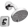 Moen Genta LX Pressure Balancing Eco-Performance Modern Shower Trim with Showerhead and Lever Handle, Posi-Temp Valve Required, Chrome, T2472EP(Chrome)