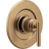 Moen Gibson Chrome Posi-Temp Pressure-Balancing Modern Valve Handle Only Trim, Valve Required, T2901(Bronzed Gold)